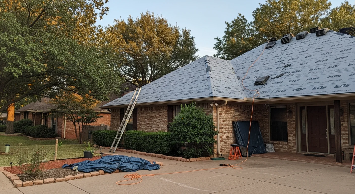 Norman residential property with mature landscaping and clear entry typical of the area's established neighborhoods.